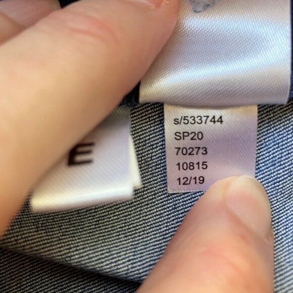 Ann Taylor Bermuda Shorts Size 4 Curvy Chambray Blue Flat Front medium weight - Picture 11 of 11